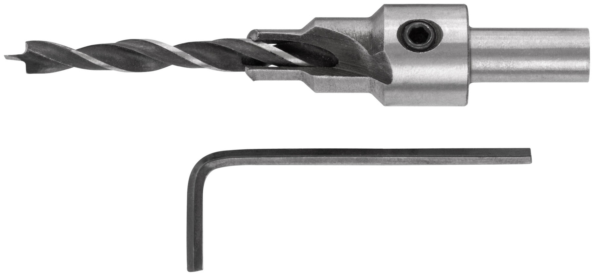 Сверло с зенкером для мебельных стяжек 5 мм/зенкер 9,5 мм (для стяжки 7х50) (36431)