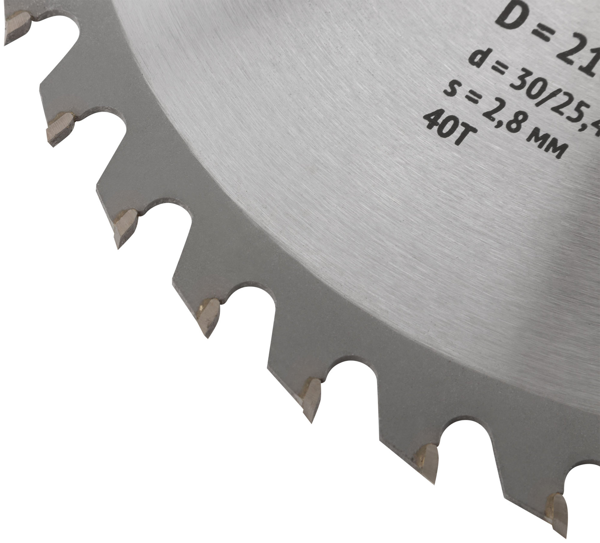 Диск пильный для циркулярных пил по дереву 210 х 30/25,4 х 40T (37751)