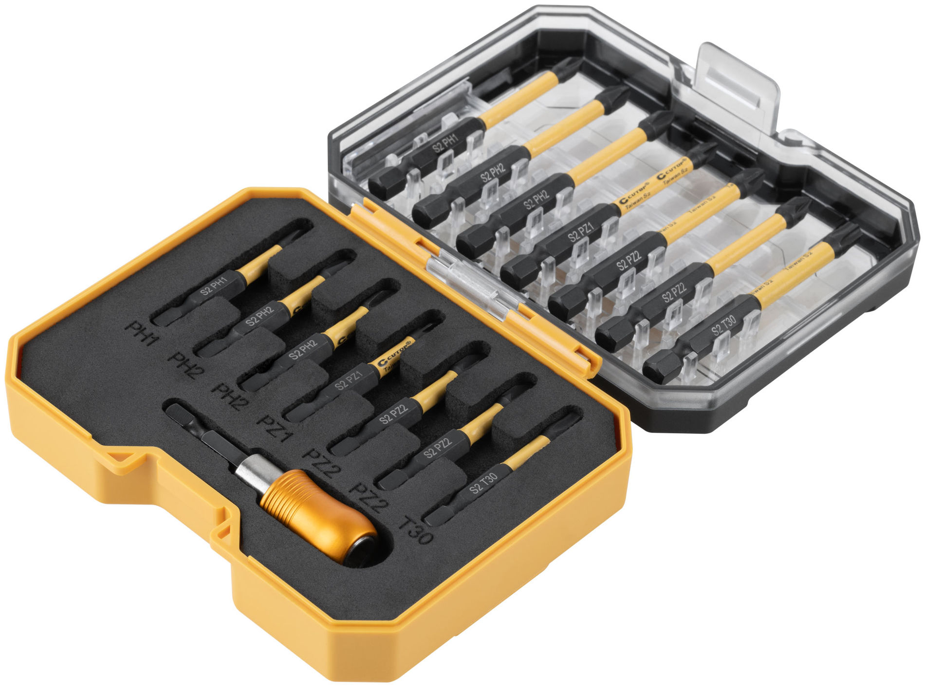 Набор торсионных бит Ударник 50/75, Cutop profi plus, 15 предметов (83-992)