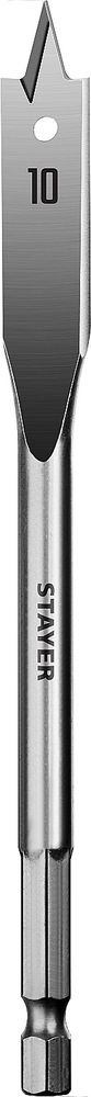 Сверло перовое по дереву Flat, 10х152 мм STAYER 2950-10_z01