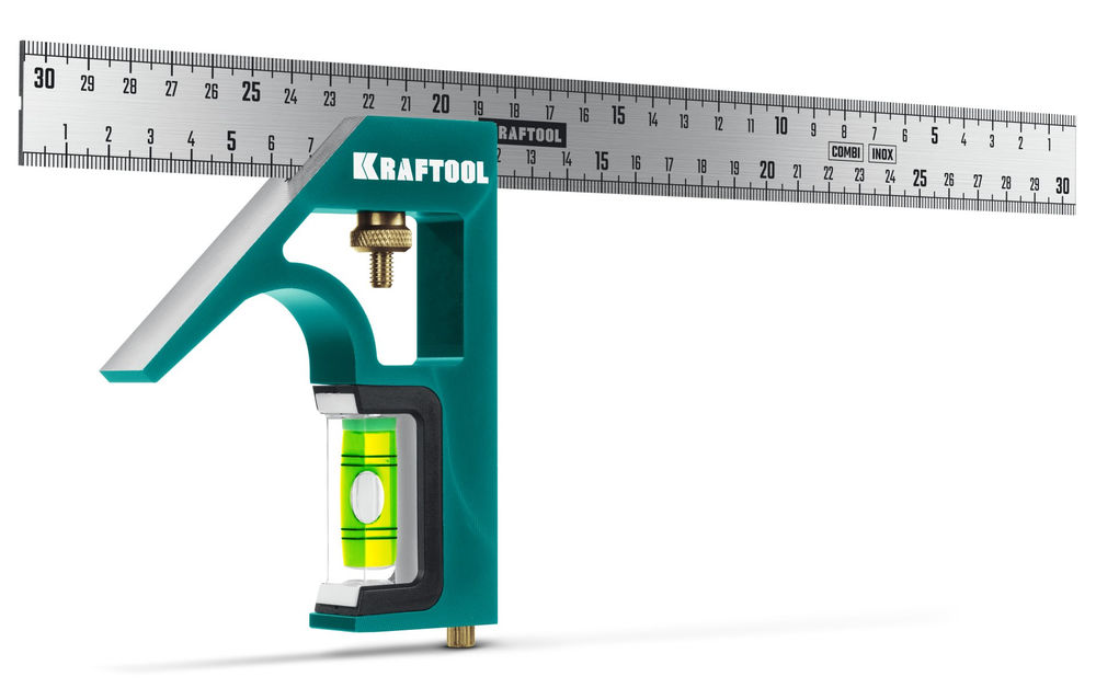 Комбинированный многофункциональный угольник Combi, 300 мм KRAFTOOL 34371