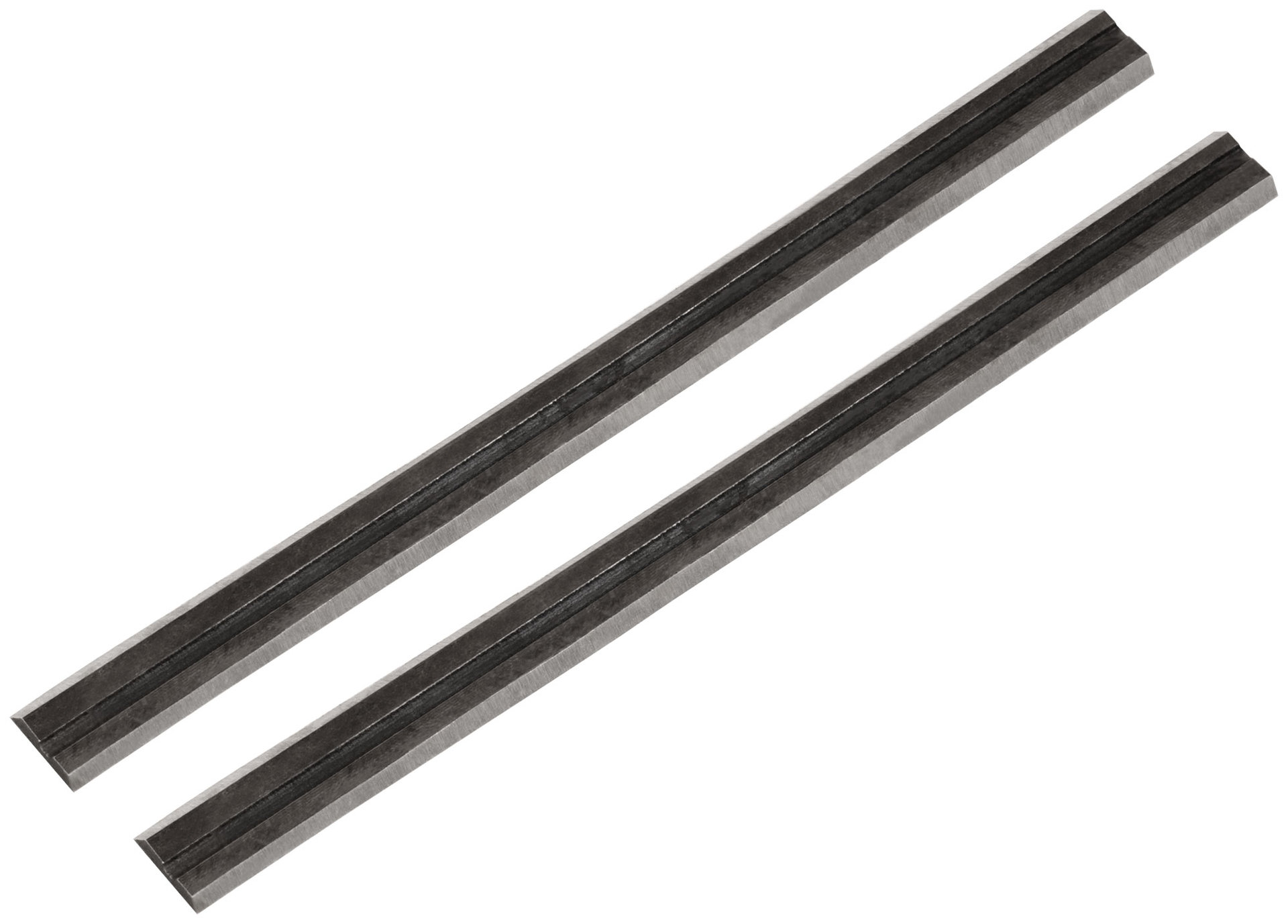 Ножи для рубанка электрического двусторонние, высокоуглеродистая сталь, набор 2 шт., 82х5,5 мм (81921)
