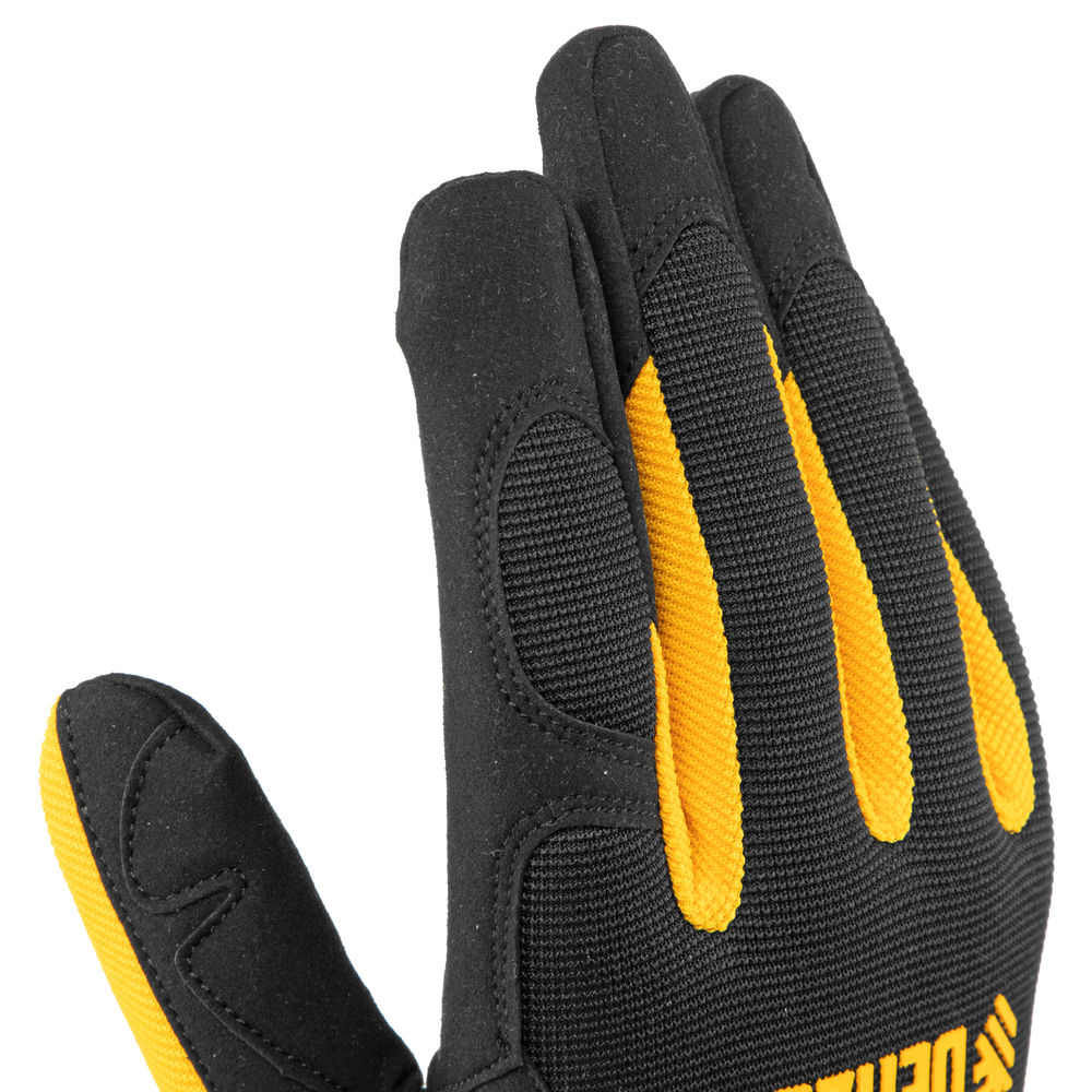 Перчатки универсальные на липучке, размер 10 Denzel (67994)