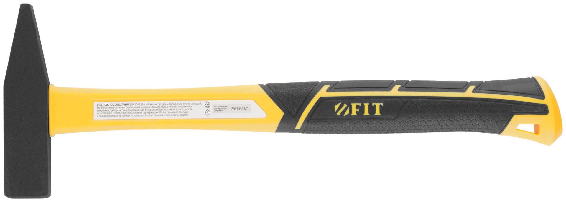 Молоток кованый, фиберглассовая усиленная ручка, Профи 400 гр. (44334)