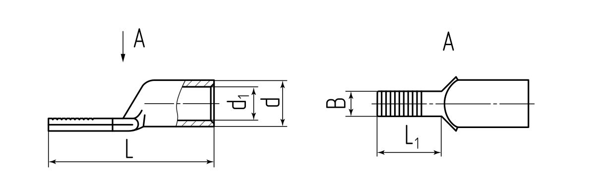 Наконечник кабельный штифтовой НШМЛ 25-12 (КВТ) (87463)