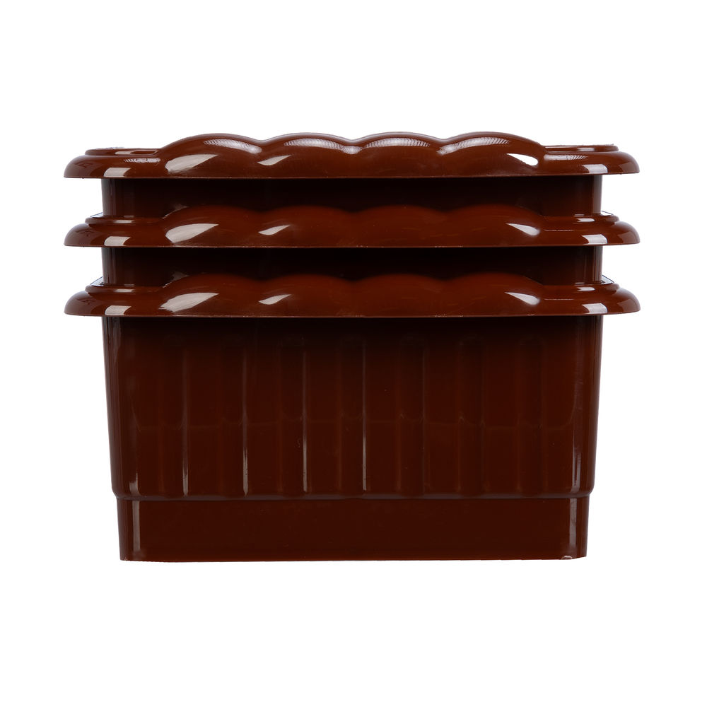 Поддон для рассады 322х166х82 мм, пластиковый, 3 шт, под 8 горшочков 250 мл. Palisad (643442)