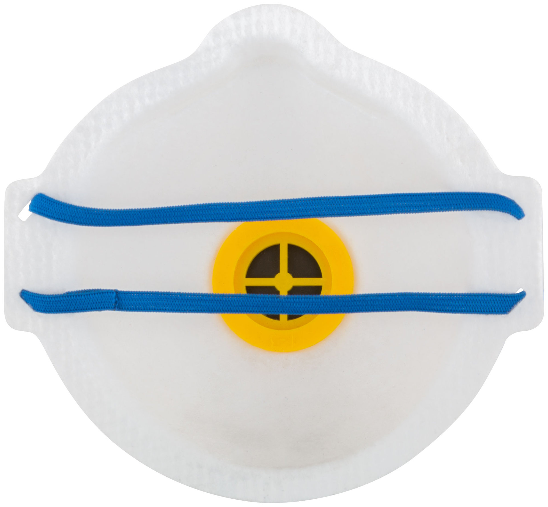 Полумаска фильтрующая, FFP2, полипропиленовая, 3-х слойная, с клапаном (12318)