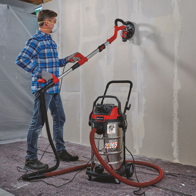 Пылесос строительный Einhell TE-VC 2340 SACL,1500Вт,225мбар,40л,очист.фильтра,розетка (2342470)