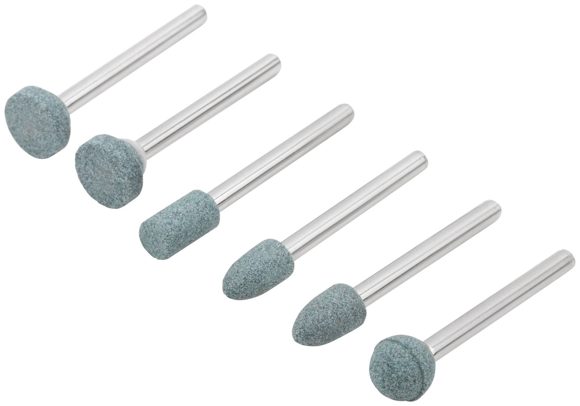 Шарошки силиконово-карбидные, мини, набор 6 шт. (36925)