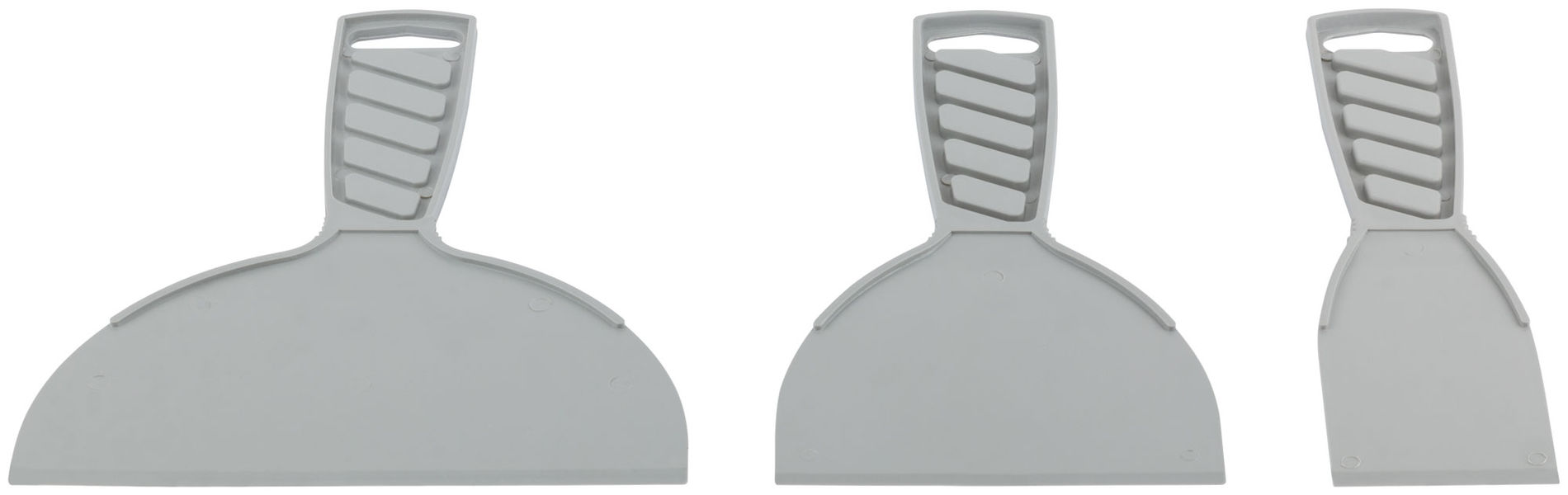 Шпатели пластиковые набор 3 шт., 50/100/150 мм (06765)