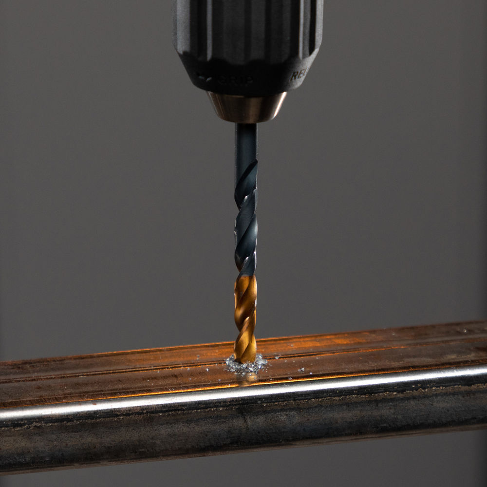 Сверло по металлу, 7 мм, HSS-Tin, Golden Tip, 10 шт. Denzel (717217)