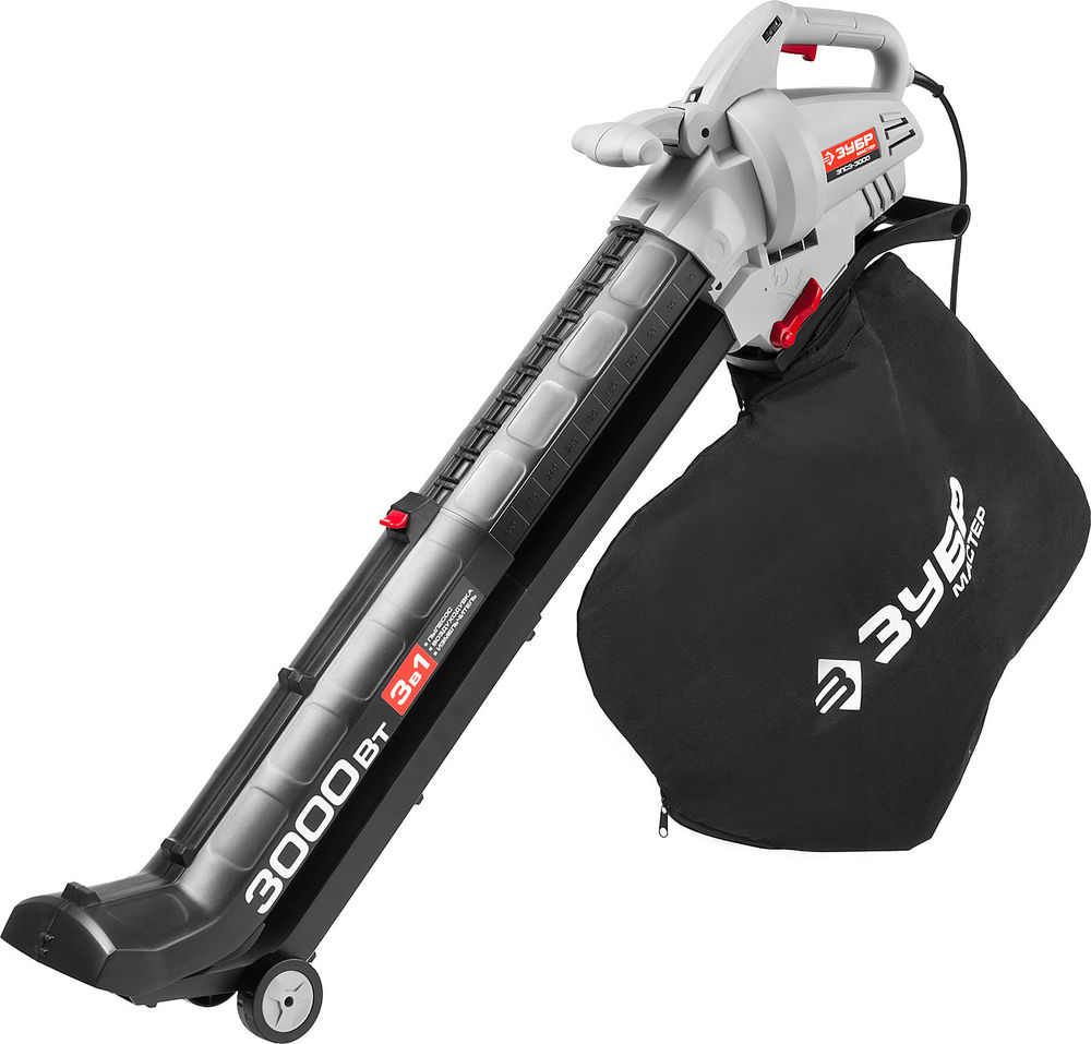Пылесос-воздуходувка садовый электрический 3000 Вт ЗУБР ЗПСЭ-3000  