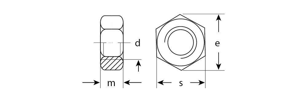 Гайка шестигранная M12, кл. пр. 6, цинк, 5 кг, ГОСТ ISO 4032-2014 ЗУБР 303550-12