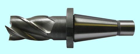 Фреза шпоночная d40,0х63х198 к/х Р18 Z=2 с хвостовиком 7:24 - 40 (возможны микротрещины)