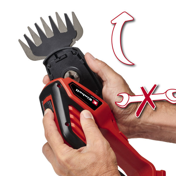 Ножницы + кусторез акк. Einhell PXC GE-CG 18/100 Li T, 18В,насадки,100/200мм,с тел.рук,без АКК иЗУ (3410310)