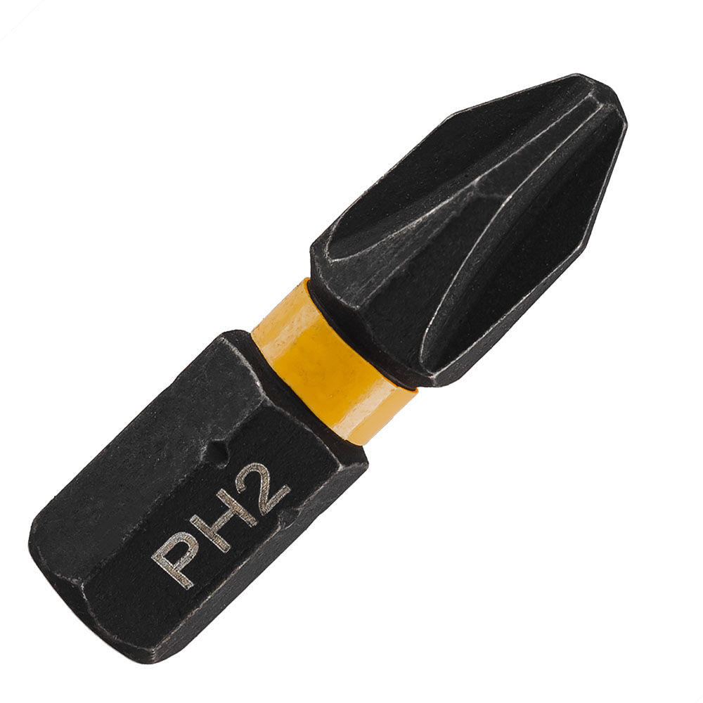 Бита ударная H6.35 25мм PH2 5шт. RUNTEC RT-IB25