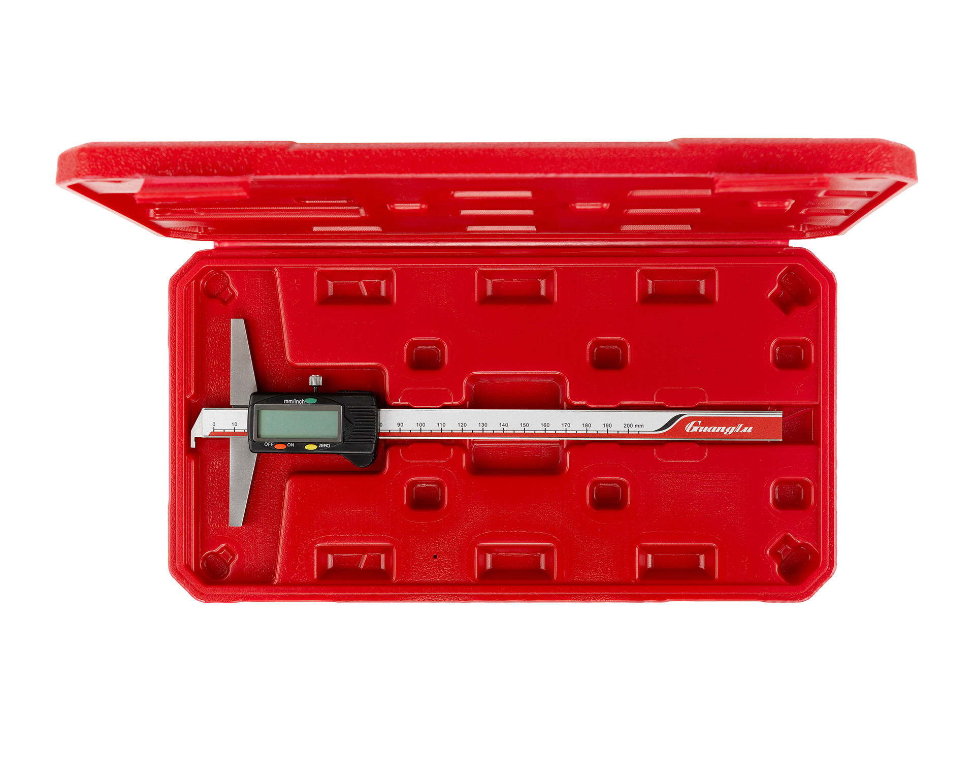 Штангенглубиномер цифровой 0-200 0,01 с тол-м 123-102*1 Guanglu