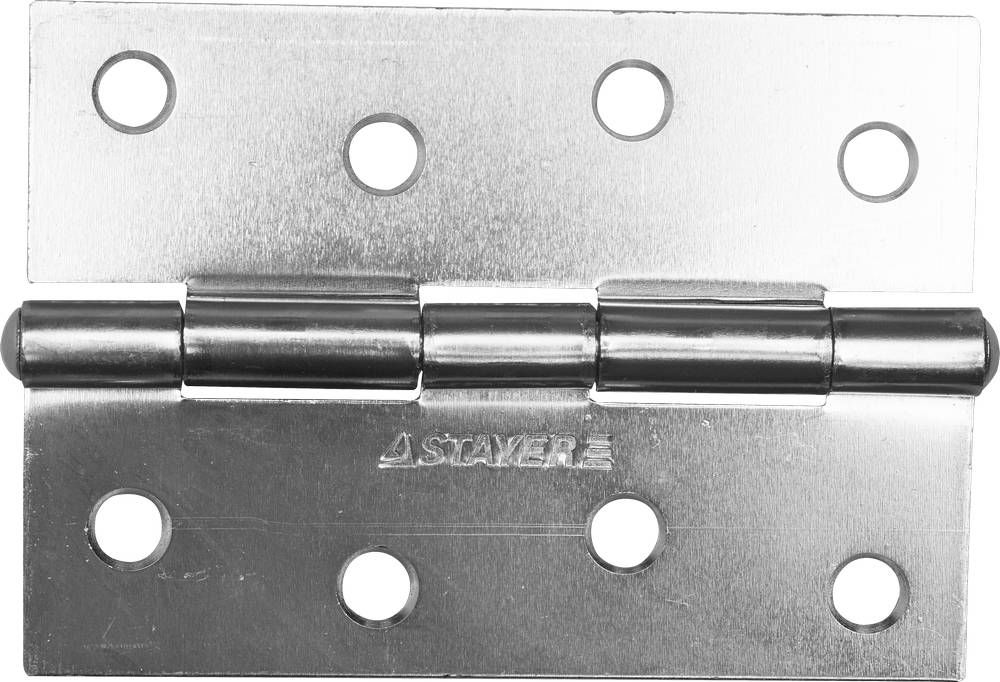 Петля карточная 100 x 70 х 1.8 мм, цвет белый цинк STAYER 37611-100-1