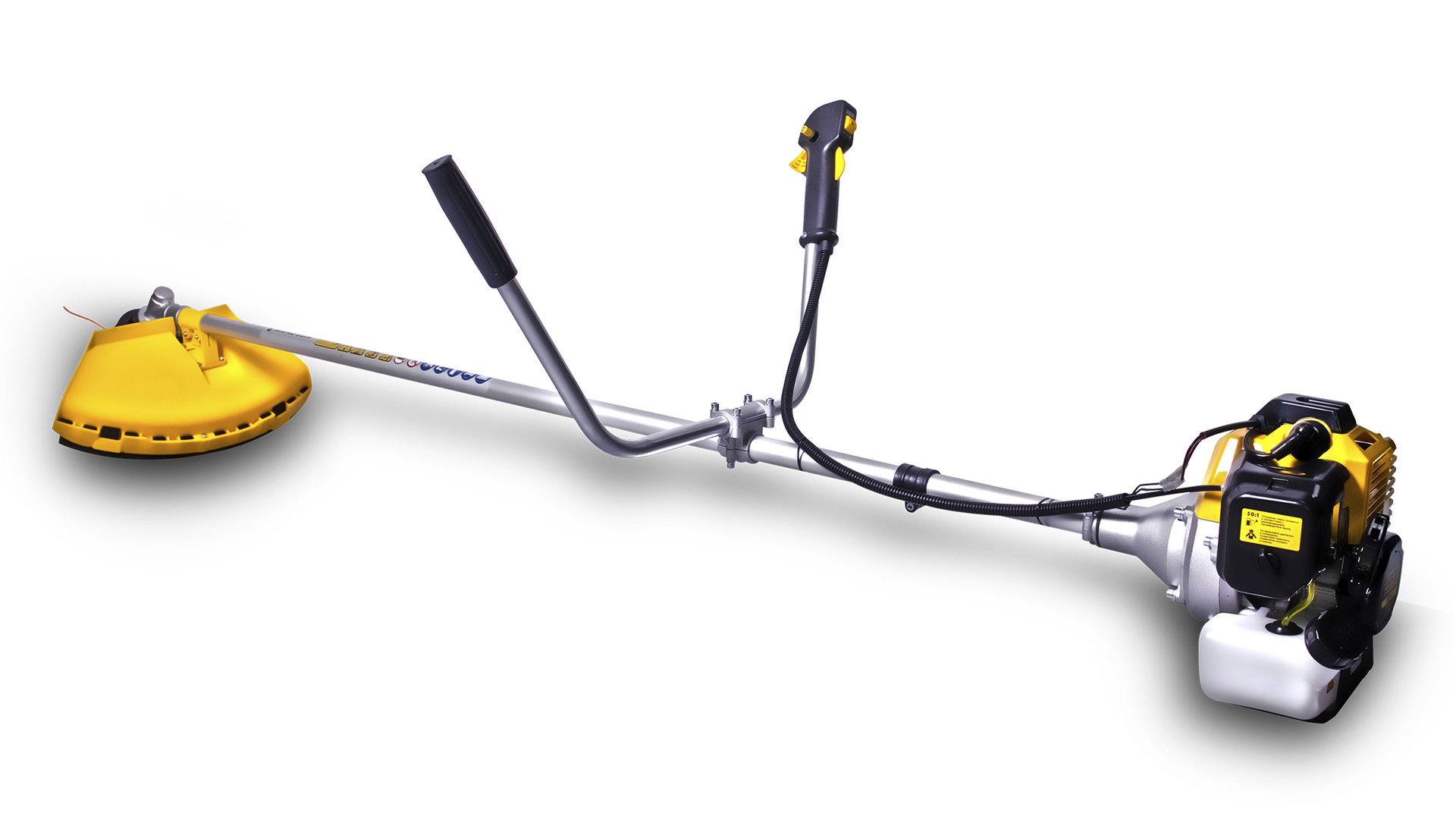 Триммер CHAMPION Т338S-2 неразъемн.прям. 0,9кВт 32,6см? 6,2кг HT21+40/255/25,4 U-ручка