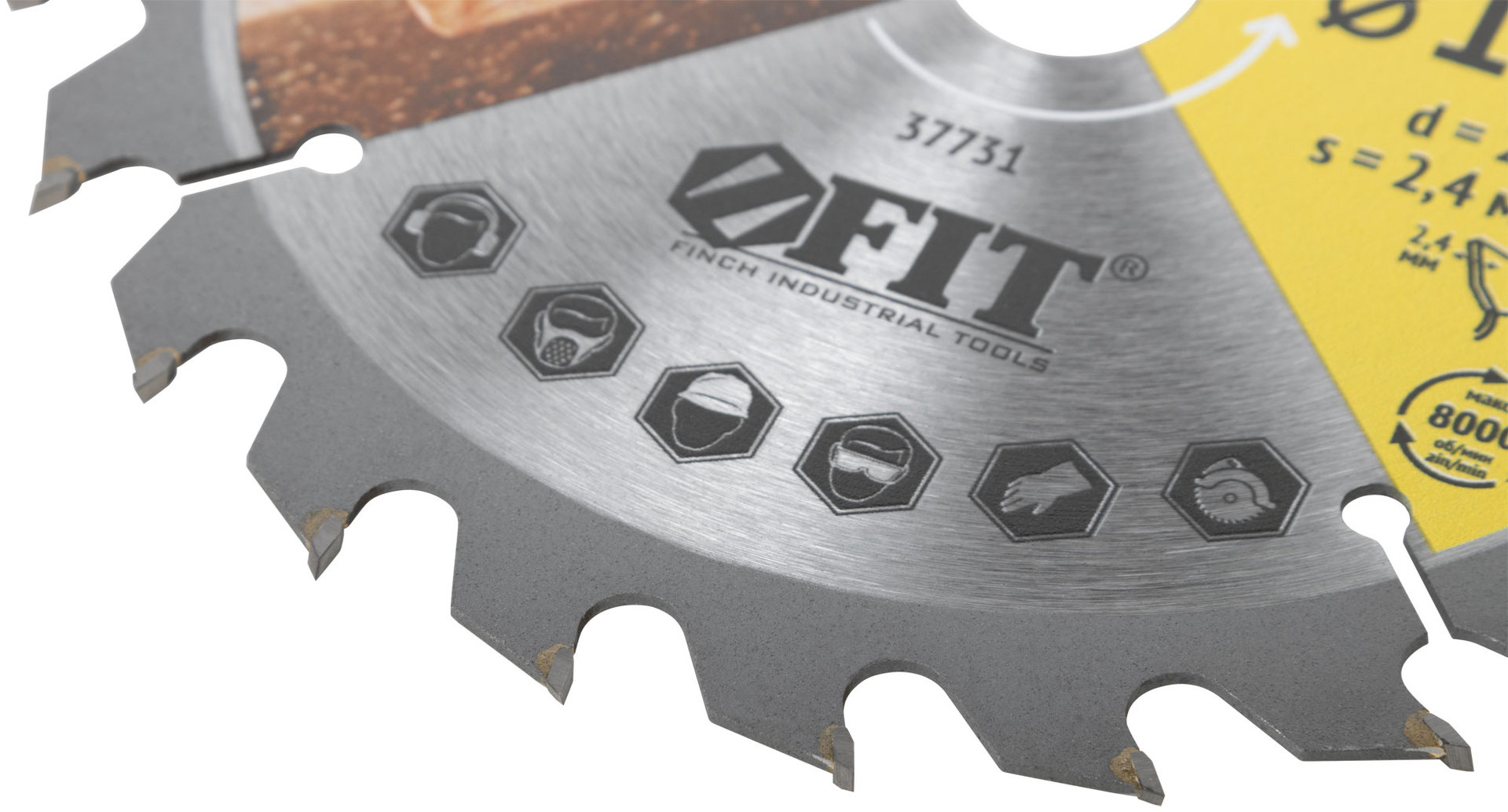 Диск пильный для циркулярных пил по дереву 165 х 20/16 х 24T (37731)