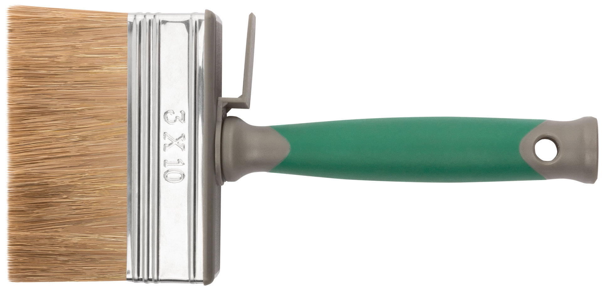 Макловица, 70% ПЭT/30% натуральная щетина, нерж. обжим, 2-К ручка, 100 х 30 мм (30-0592)