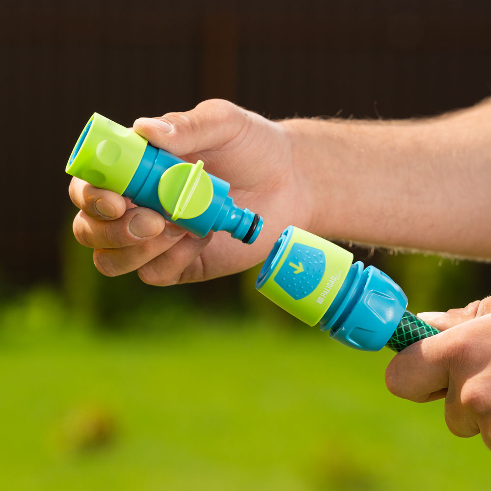 Соединитель штуцерный, с переключателем, Palisad Luxe (65782)