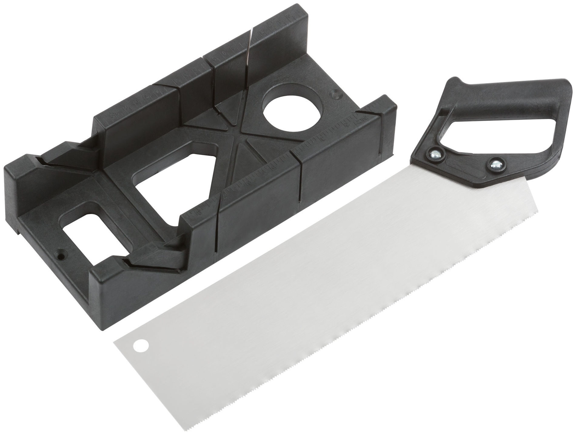 Стусло пластиковое черное с пилой 350 мм (41265)