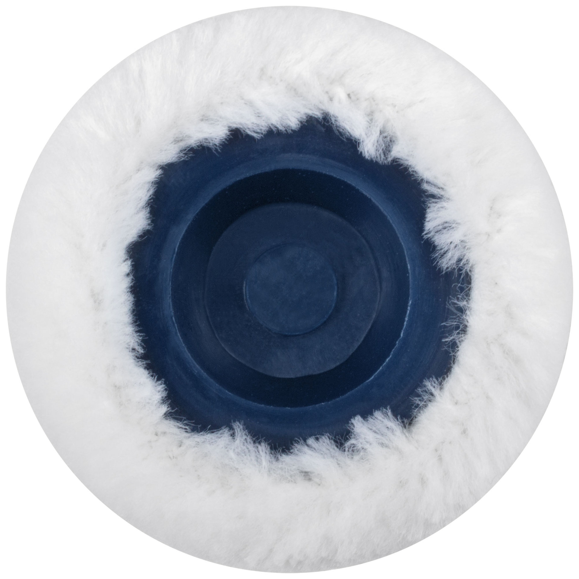 Валик велюровый, диаметр 40/48 мм, бюгель 6 мм, ворс 4 мм, белый, 150 мм (02132)