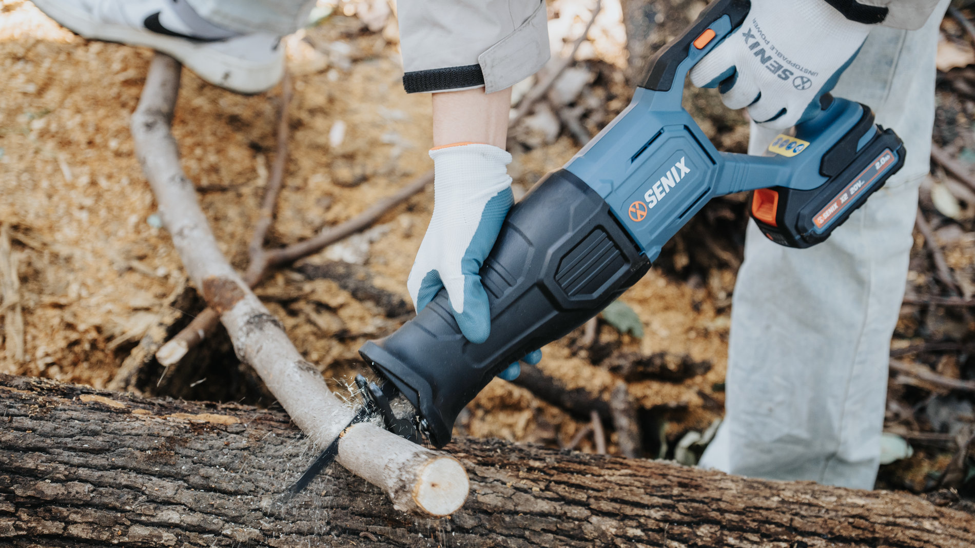 Сабельная пила, бесщ.мотор, без АКБ и ЗУ X2 20В