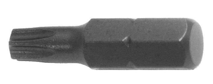 Бита, с шестигранным хвостовиком, 1/4, T30, 25 мм, усиленная, 1 шт, Licota, S3TX102530