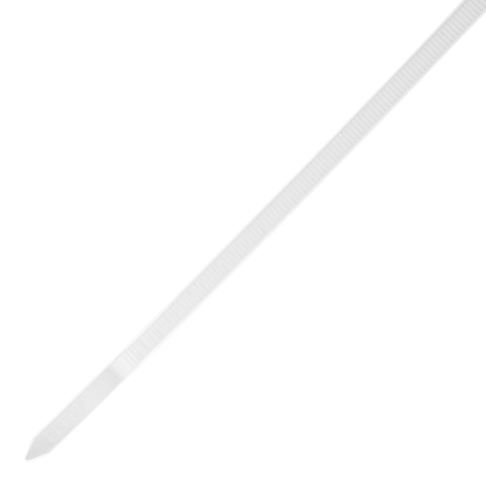 Хомуты, 250 x 4.8 мм, пластиковые, белые, 100 шт Сибртех (45535)