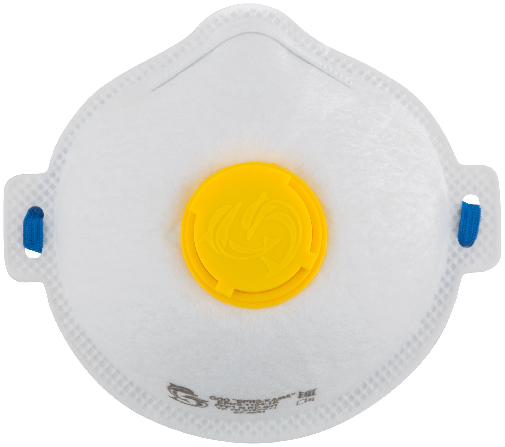 Полумаска фильтрующая, FFP1, полипропиленовая, 3-х слойная, с клапаном (12317)