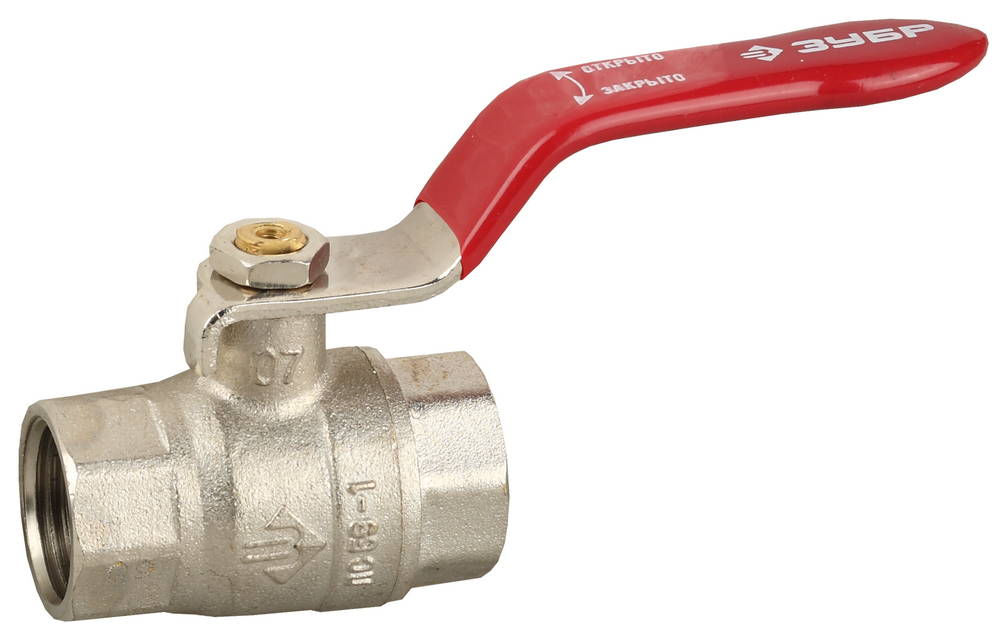 Шаровой кран d 1 1/2, «мама-мама» ЗУБР 51350-N-3/2