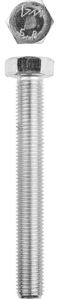 Болт M16 x 120 мм, кл. пр. 5.8, цинк, 5 кг, ГОСТ 7798-70 ЗУБР 303080-16-120