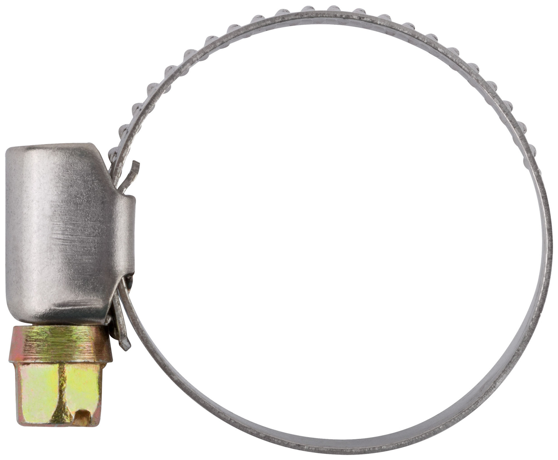 Хомут обжимной (нержавеющая сталь со сваркой) 20-32 мм (64278)