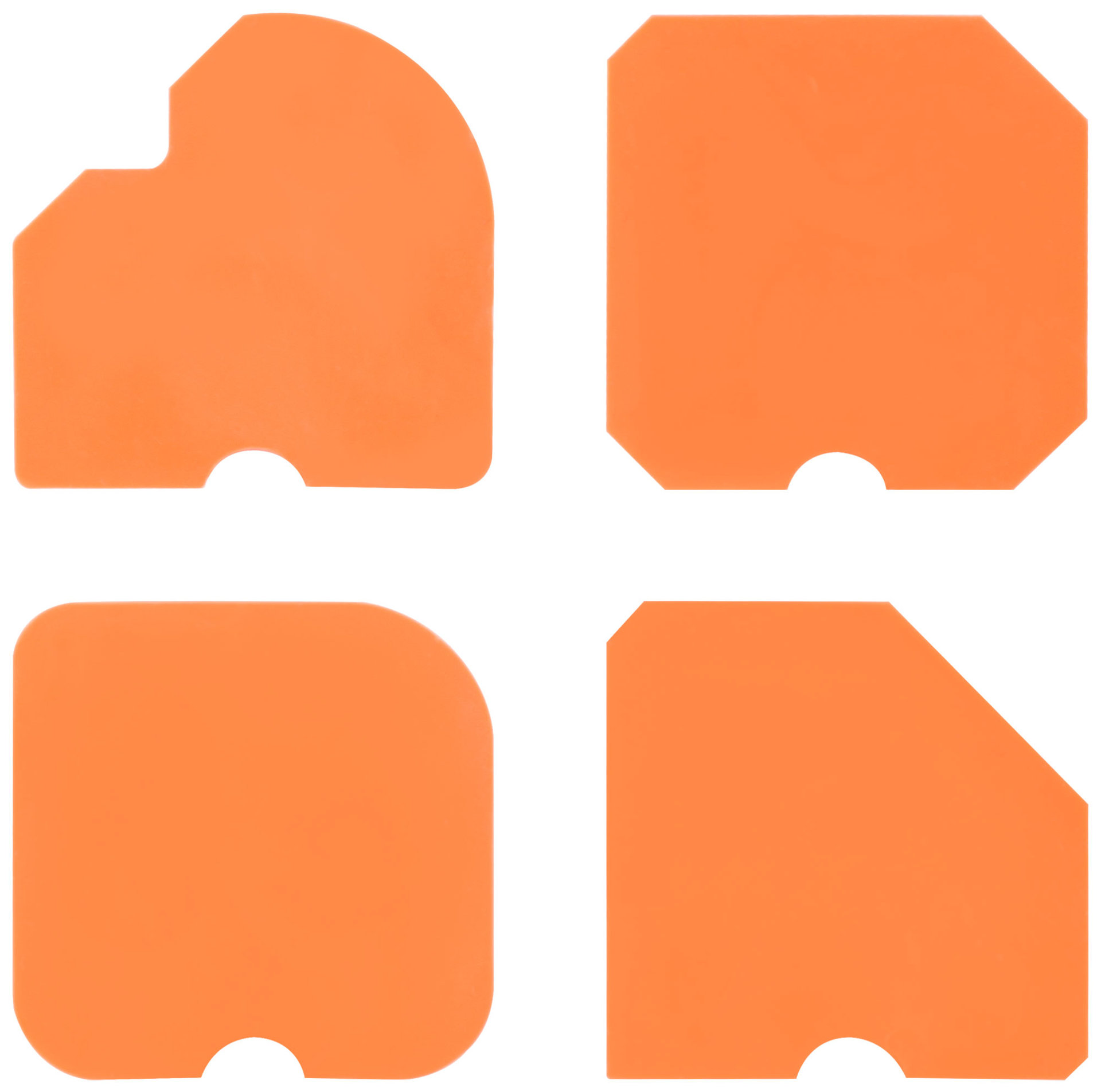 Шпатели эластичные для формирования швов, набор 4 шт. (06894)