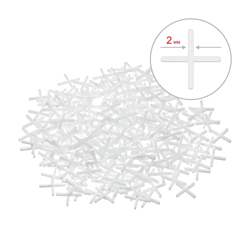 Крестики для плитки STAYER 2 мм, 200 шт 3380-2