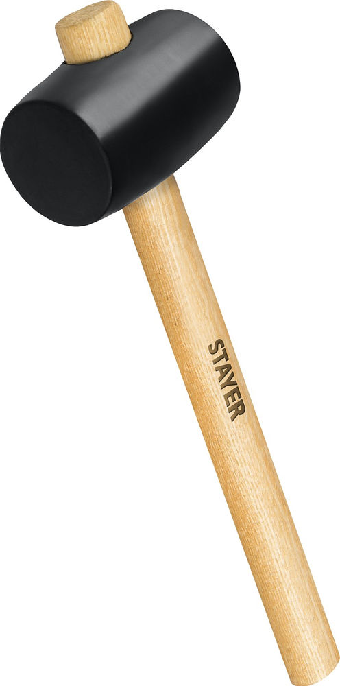 Киянка резиновая чёрная 225 г STAYER 20505-40