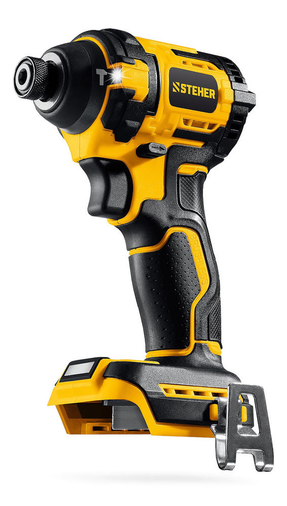 Винтоверт ударный бесщеточный 20 В, 180 Н·м, без АКБ (LMS) STEHER CSB-180