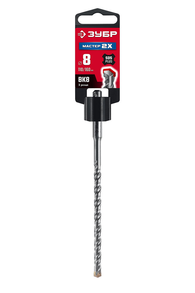 Бур SDS-plus Мастер-2Х 8 x 160 мм ЗУБР 29315-160-08_z01