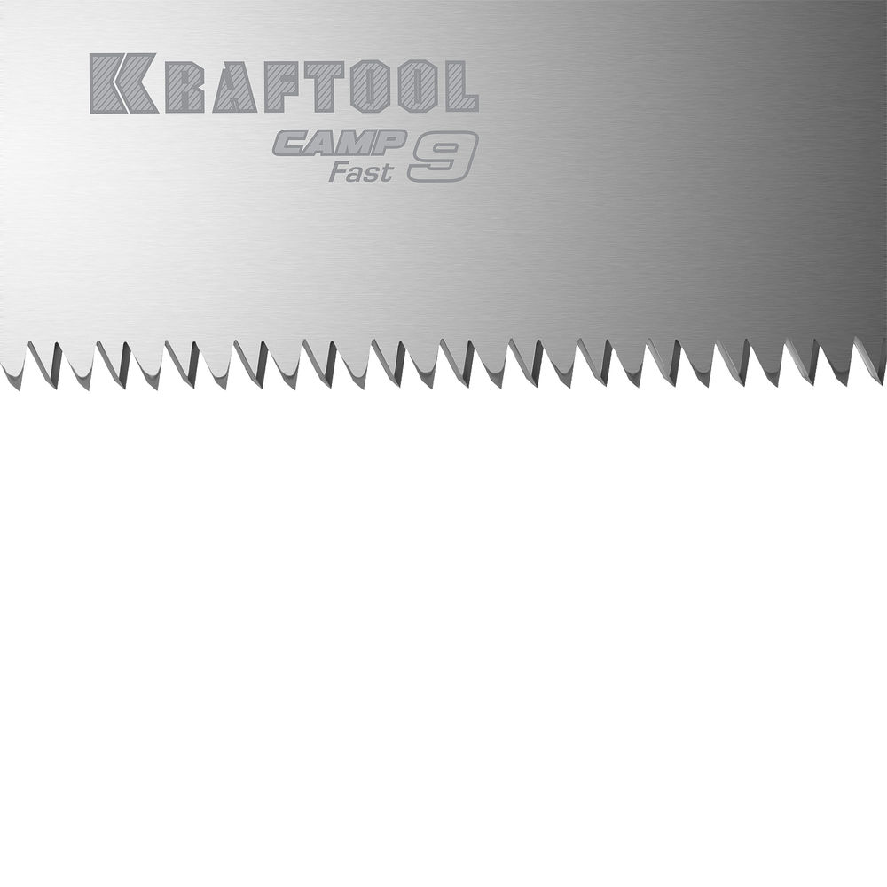 Ножовка 250 мм для быстрого реза сырой древесины Camp Fast 9 KRAFTOOL 15218