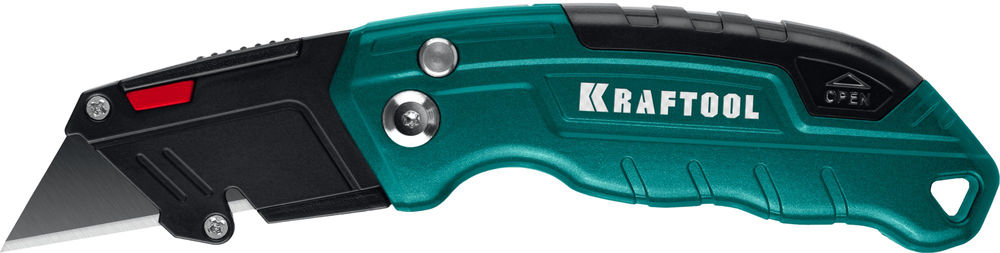 Нож компактный складной с трапециевидным лезвием, тип А24 Helfer KRAFTOOL 09242