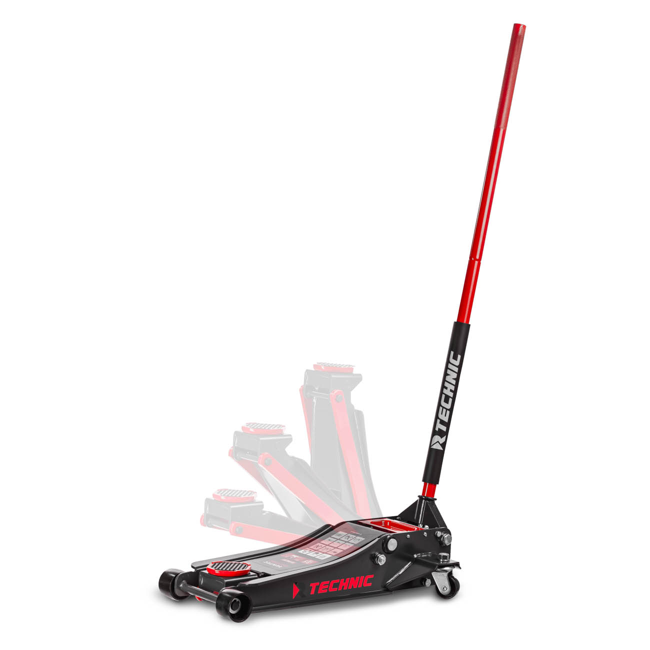 Домкрат подкатной низкого подхвата 3,5 т, 95-560 мм, усиленный TECHNIC RUNTEC RT-PJL35T
