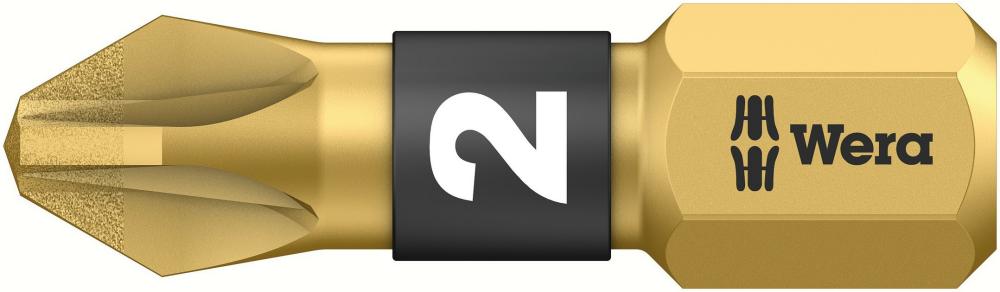 Бита торсионная PZ 2 x 25 мм алмаз 1/4 C6.3 серия 855/1 BDC PZ Wera WE-056702