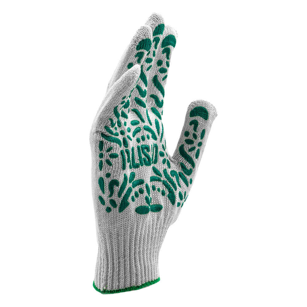 Перчатки садовые х/б, ПВХ покрытие, Летний сад, 10 класс Palisad (67771)