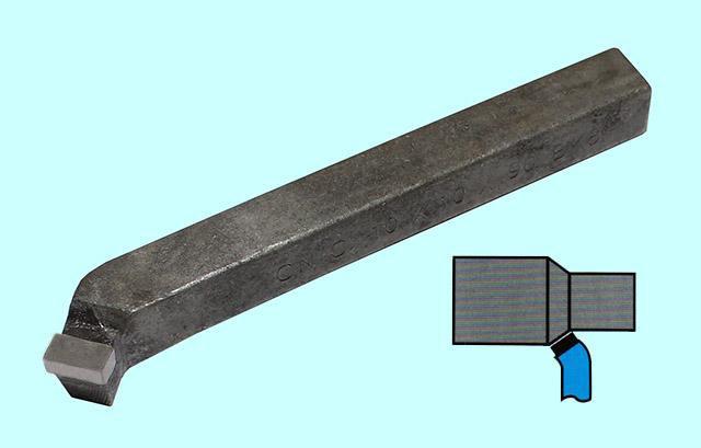 Резец проходной отогнутый 6х 6х 80 ВК8 DIN 4972 CNIC