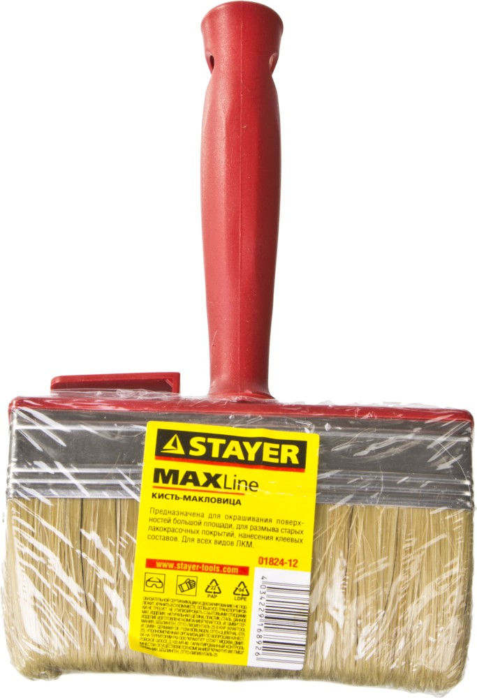 Круг шлифовальный лепестковый на шпильке d 6 мм STAYER d 80x40 мм P100 36609-100  