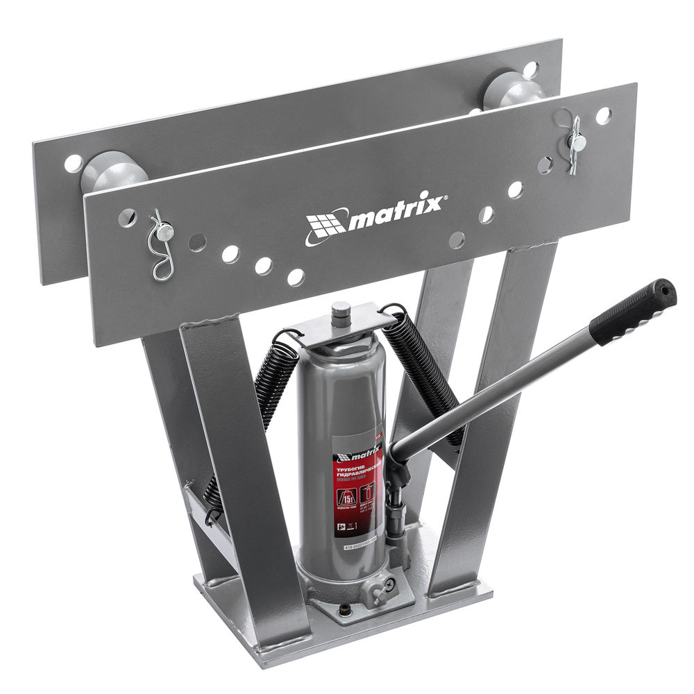 Трубогиб гидравлический, 1/2-3, 15 т, в комплекте с башмаками Matrix (181365)
