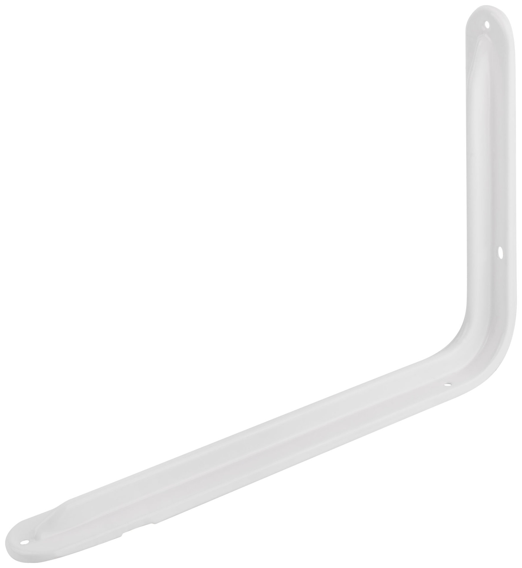 Уголок-кронштейн усиленный белый 230х350 мм (1,0 мм) (65976)