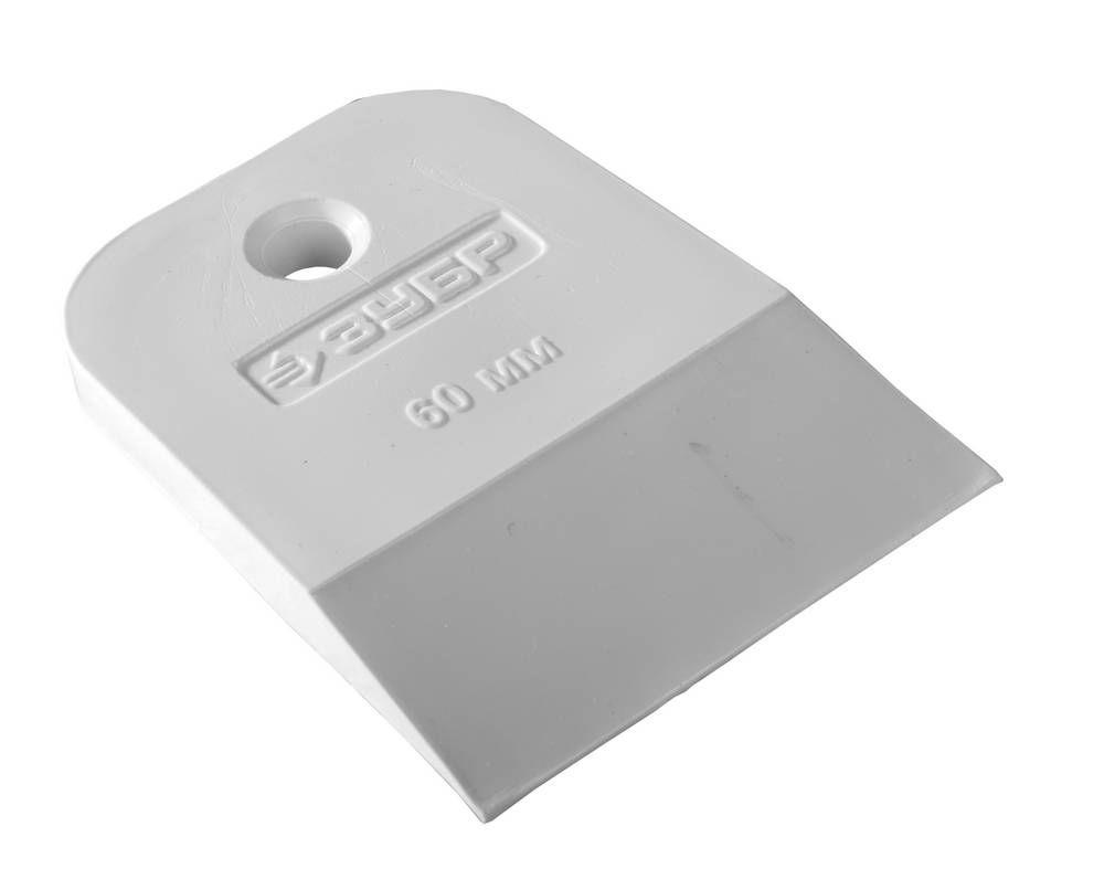 Шпатель для затирки швов 60 мм, белый эластичный ЗУБР 1016-60_z01